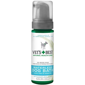 Veterinarian'S Best Waterless Dog Bath 5Oz - Pet Totality