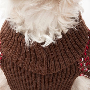 Vintage Symphony Static Fashion Knitted Dog Sweater - Pet Totality