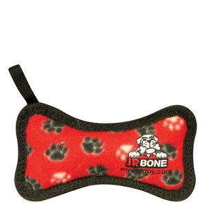 Vip Tuffy Junior Bone-Red Paw Print - Pet Totality