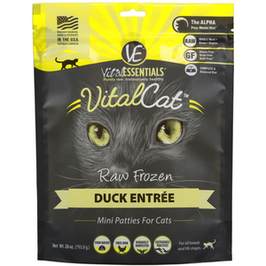 Vital Cat Freeze Dried Mini Patty Duck 8 Oz. - Pet Totality