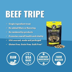 Vital Essentials Fd Vital Treats - Beef Tripe  2.3Oz - Pet Totality