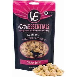 Vital Essentials Fd Vital Treats - Diced Chicken Breast 2.1Oz - Pet Totality