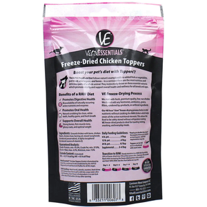 Vital Essentials Freeze-Dried Chicken Toppers 6 Oz - Pet Totality