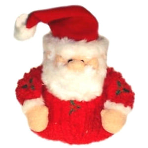 Vo-Toys Chenille Holly Santa - Pet Totality