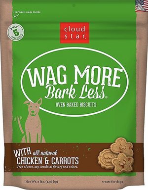 Wagmore Dog Baked Chicken & Carrot 3Lb - Pet Totality