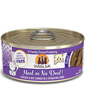 Weruva Cat Pate Meal Or No Deal 5.5Oz - Pet Totality