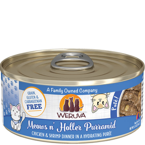 Weruva Cat Pate Meows N Holler Purramid 5.5Oz - Pet Totality