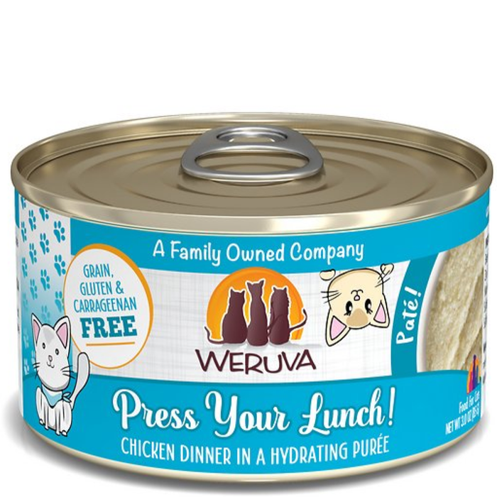 Weruva Cat Pate Press Your Lunch 3Oz