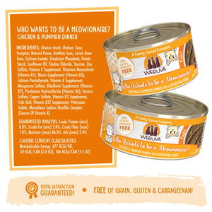 Weruva Cat Pate Who Wants To Be A Meowionaire 3Oz - Pet Totality