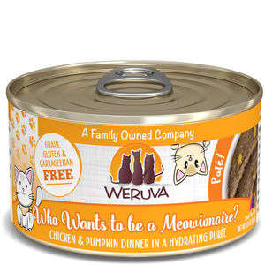 Weruva Cat Pate Who Wants To Be A Meowionaire 3Oz - Pet Totality