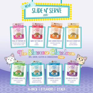 Weruva Cat Slide & Serve Chow Down Variety 2.8Oz - Pet Totality