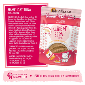 Weruva Cat Slide & Serve Name Dat Tuna 5.5Oz - Pet Totality