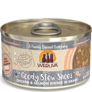 Weruva Cat Stew! Goody Stew Shoes Chicken & Salmon 2.8Oz - Pet Totality