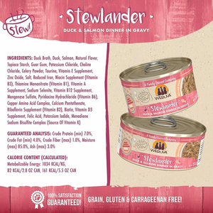 Weruva Cat Stew! Stewlander Duck & Salmon 2.8Oz - Pet Totality