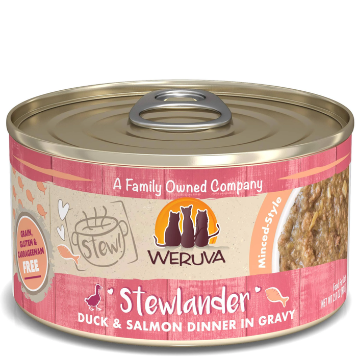 Weruva Cat Stew! Stewlander Duck & Salmon 2.8Oz