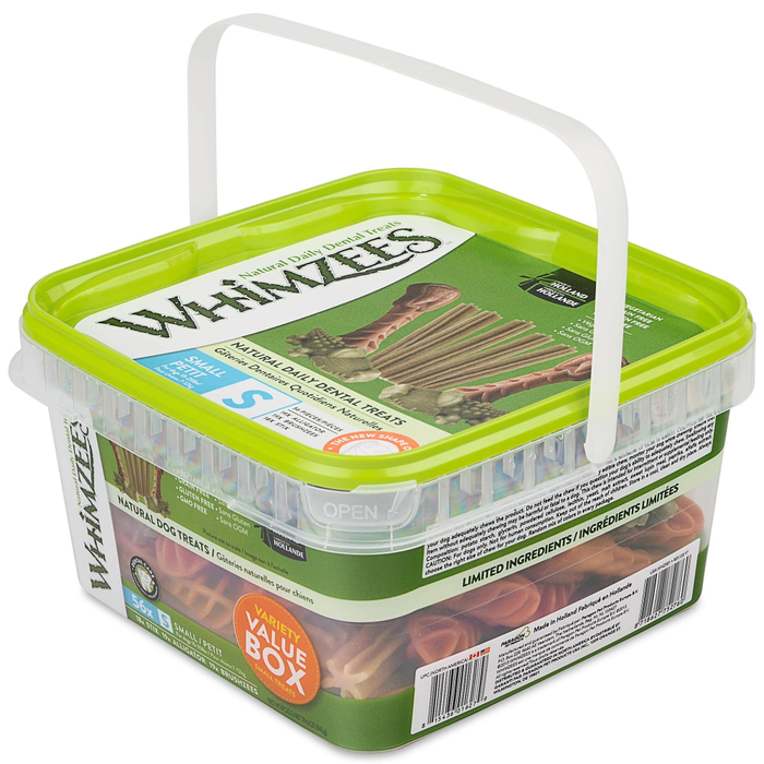 Whimzees Variety Pack Small 56 Count Pail