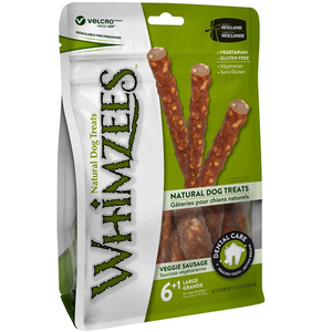 Whimzees Veggie Sausage Large 14.8 Oz. - Pet Totality