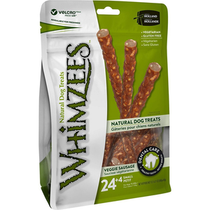 Whimzees Veggie Sausage Small 14.8 Oz. - Pet Totality