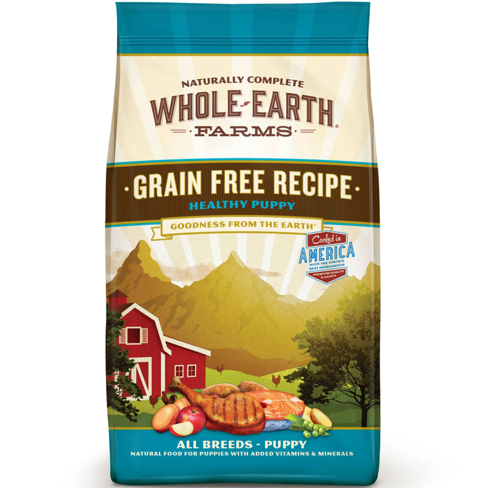 Whole Earth Farms Dog Grain Free Healthy Puppy 4Lb