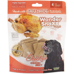 Wonder Pockets Chicken With Real Chicken Jerky 4Ct - Pet Totality