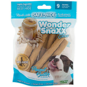 Wonder Snaxx Stixx Peanut Butter 9Ct - Pet Totality