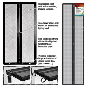 Zilla Fresh Air Screen Cover With Center Hinge 48X13 - Pet Totality