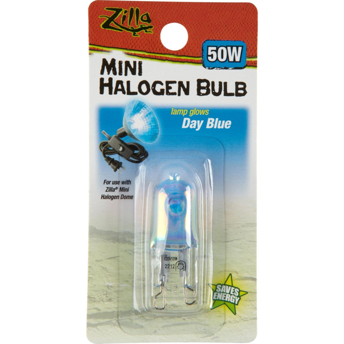 Zilla Halogen Mini Lamp Blue 50W