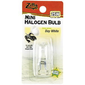 Zilla Halogen Mini Lamp White 25W - Pet Totality