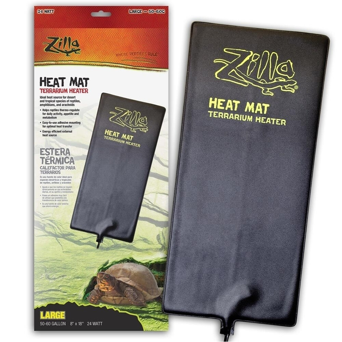 Zilla Heat Mat Large 50-60Gal 8X18 24W