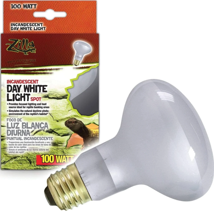 Zilla Incandescent Day White Light Spot Bulb 100W