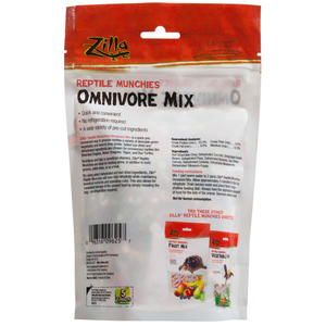 Zilla Reptile Munchies Omnivore Mix 4Oz - Pet Totality