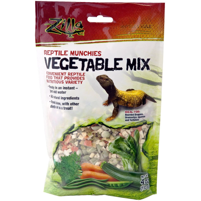 Zilla Reptile Munchies Vegetable Mix 4Oz