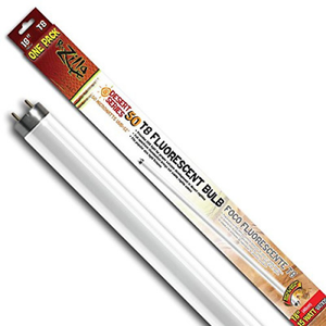 Zilla Reptile Slimline Desert Fixture Desert 50 Uvb T8 Fluorescent Bulb 18In - Pet Totality