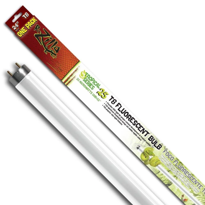 Zilla Tropical Series 25 T8 Fluorescent Bulb 17W 24In