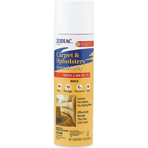 Zodiac Flea & Tick Carpet & Upholstery Aerosol Spray 16Oz - Pet Totality