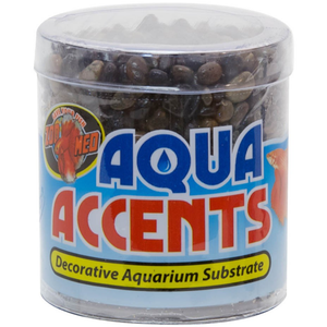 Zoo Med Aqua Accents Dark River Pebbles - Pet Totality