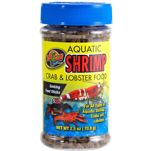 Zoo Med Aquatic Shrimp, Crab & Lobster Food 2.5Oz - Pet Totality