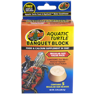 Zoo Med Aquatic Turtle Banquet Block 5Pk - Pet Totality