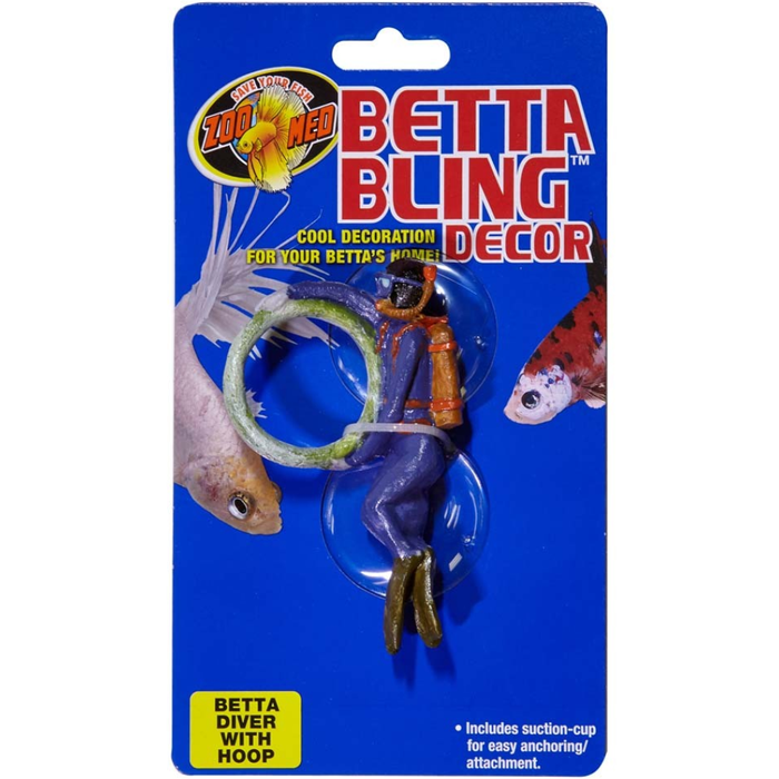 Zoo Med Betta Bling Diver With Hoop