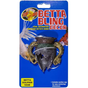 Zoo Med Betta Bling Dolphin Vase - Pet Totality