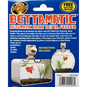 Zoo Med Bettamatic- Automatic Betta Feeder - Pet Totality