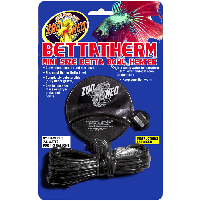 Zoo Med Bettatherm Beta Bowl Heater 7.5 Watt