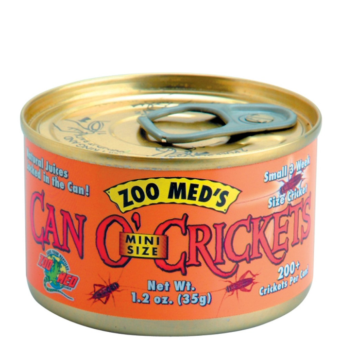 Zoo Med Can O' Crickets Mini Size 1.2Oz