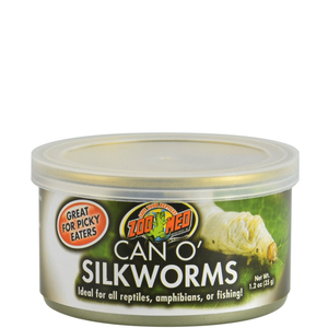 Zoo Med Can O' Silkworms 1.2Oz - Pet Totality