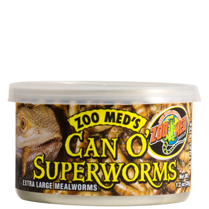 Zoo Med Can O' Superworms 1.75Oz