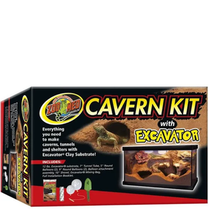 Zoo Med Cavern Kit With Excavator - Pet Totality