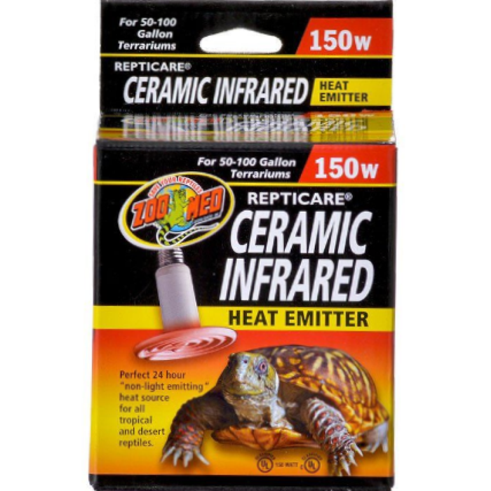 Zoo Med Ceramic Heat Emitter 50-100Gal 150 Watt