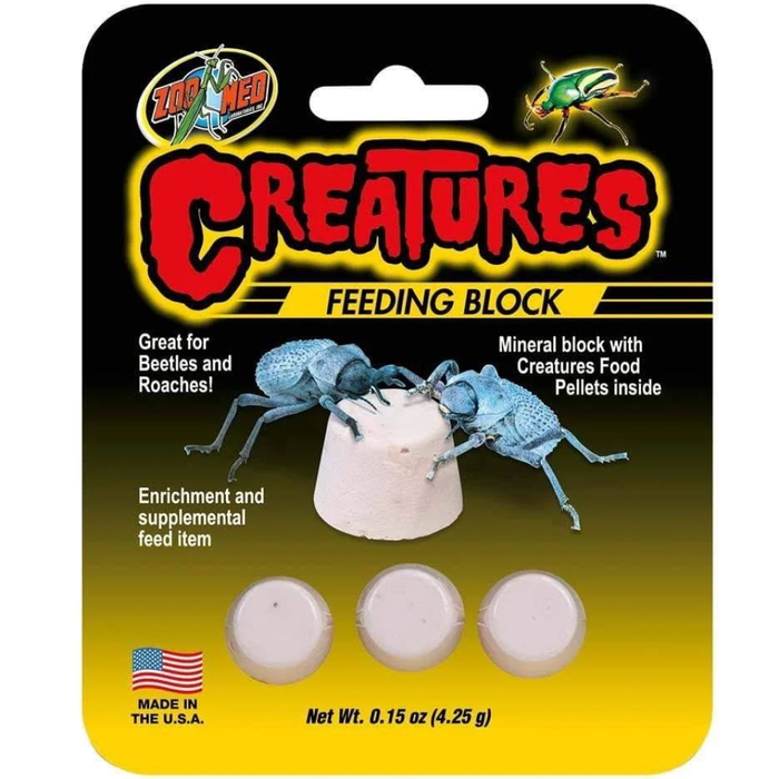 Zoo Med Creatures Banquet Block 3Pk/ .15Oz