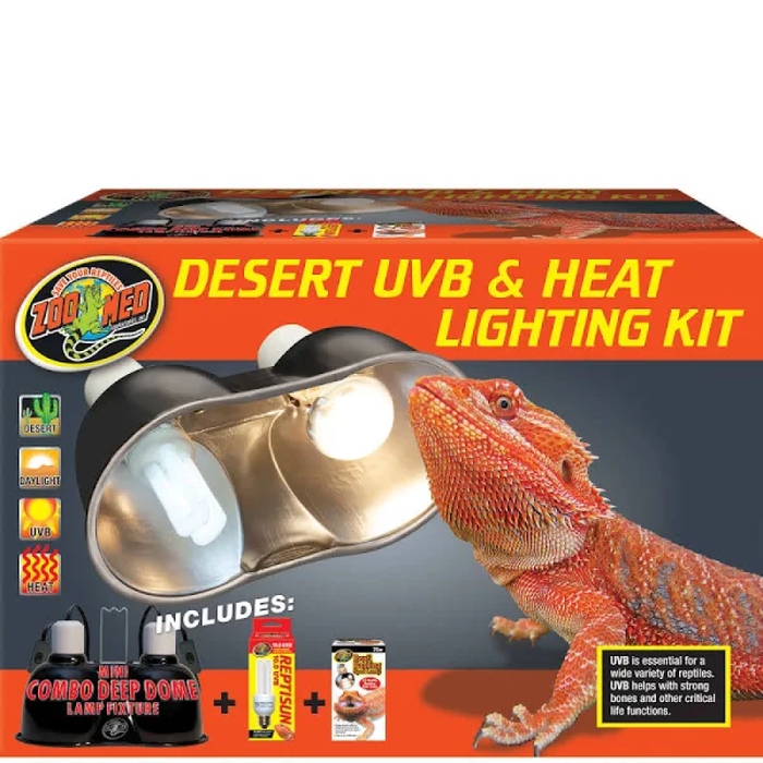 Zoo Med Desert Uvb & Heat Lighting Kit