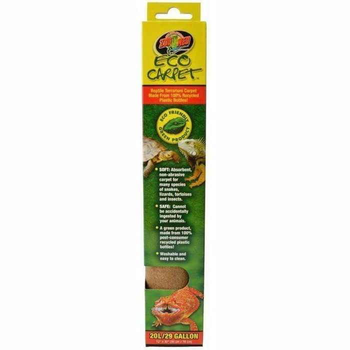 Zoo Med Eco Carpet Tan 20L/29 Gal
